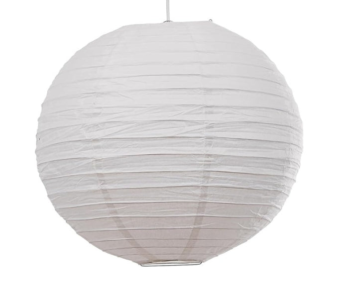 White Regular Paper Lanterns (12 - 30 Inch)