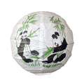 Panda Bamboo Paper Lantern – White 14inch (35cm)