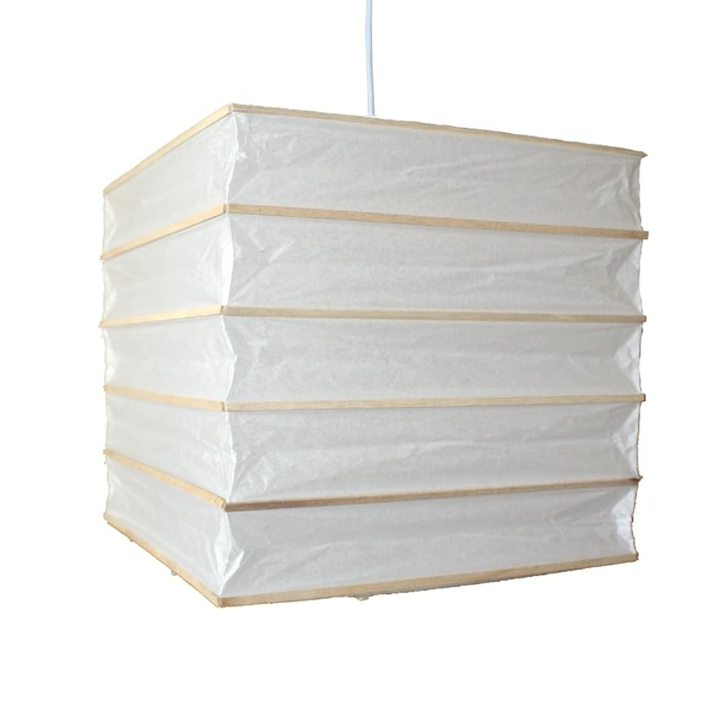 Square Natural Struts Paper Lantern (Natural)