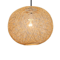 Rattan String Ball Pendant Lampshade - (Natural)  Available in 10inch and 12inch