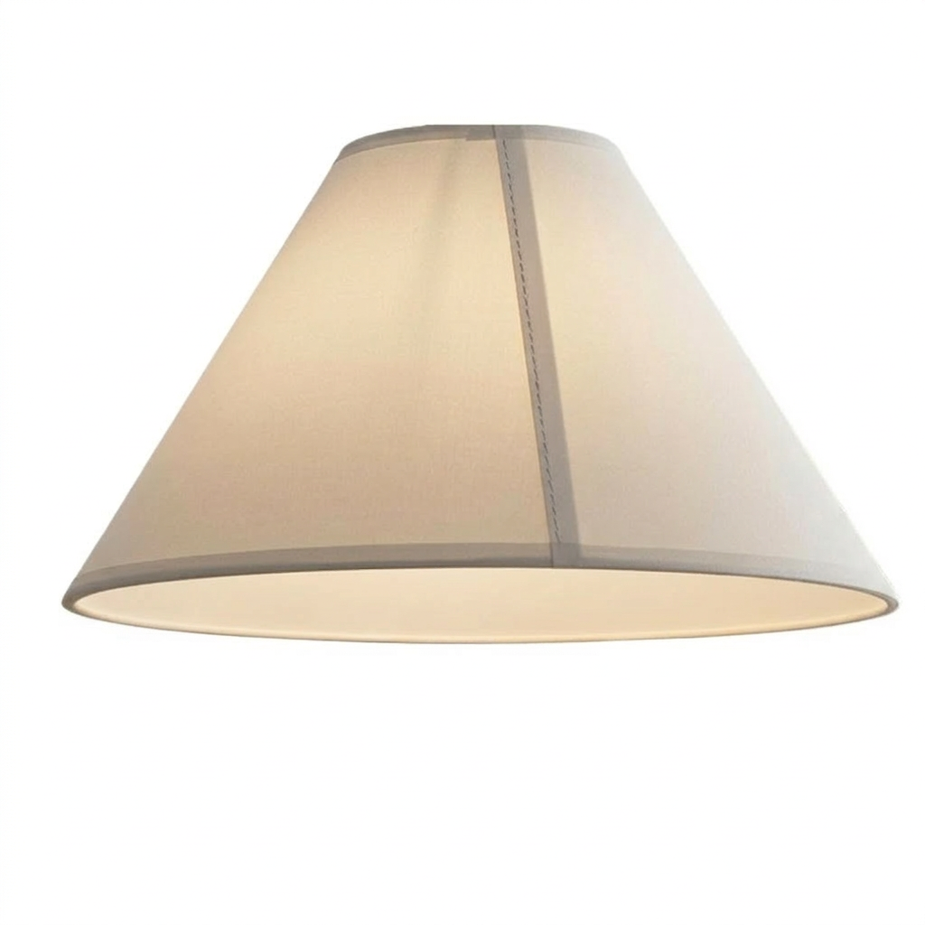 14 Inch Tapered Edge Cotton Coolie Lampshade - Great for Living Rooms, and Bedrooms, Ceiling Light Shade - Available in 15 colours