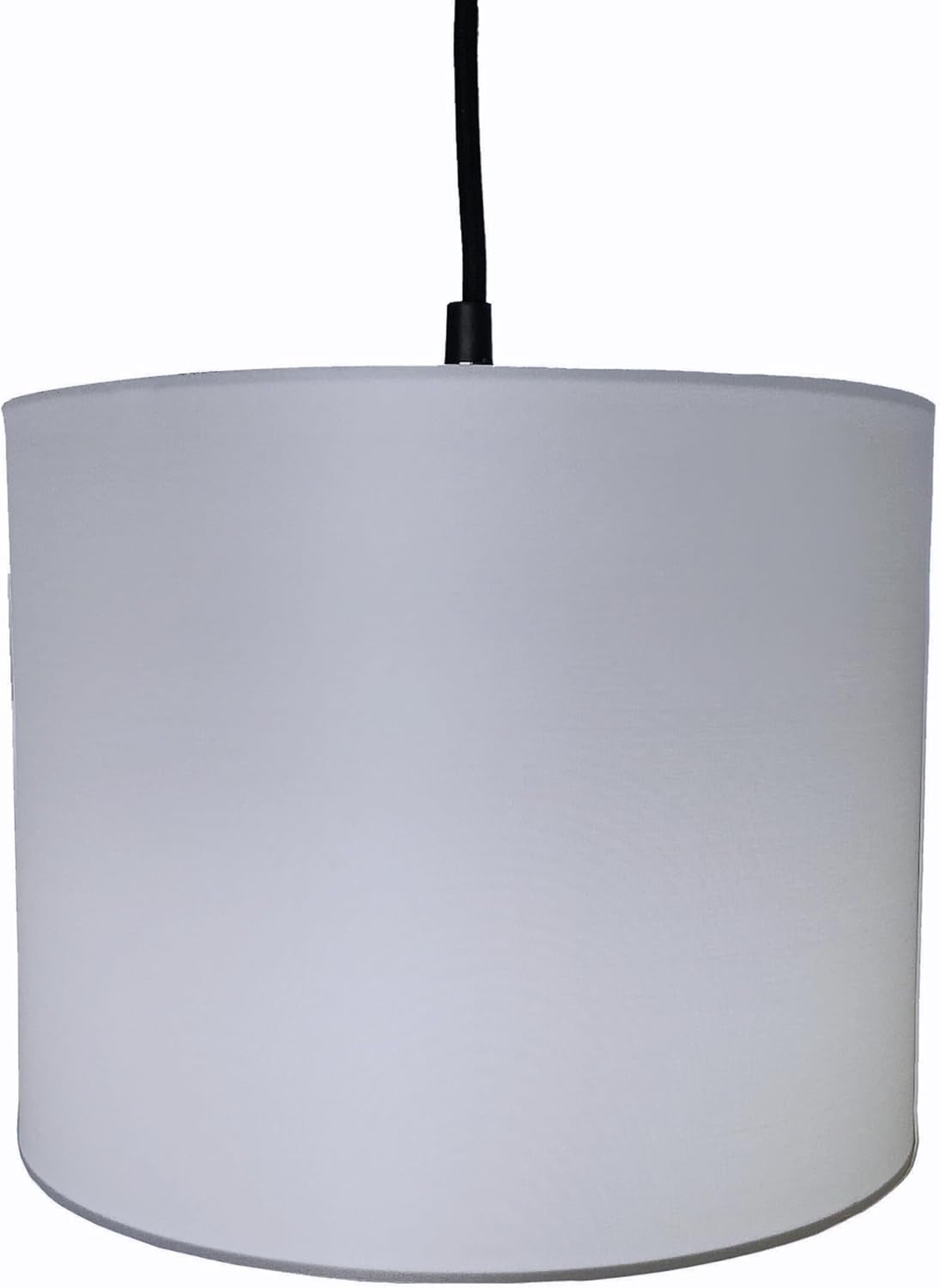 Cotton Cylinder Lamp Shade 10 Inch – Easyfit Pendant Light or Shade for Table Lamp - 6 different Colours
