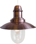 Copper Easy Fit Fishermans Lantern Ceiling Pendant Shade (Copper)