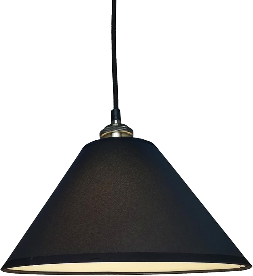 12 Inch Tapered Edge Cotton Coolie Lampshade - Great for Living Rooms, and Bedrooms, Ceiling Light Shade - Available in 21 Colours