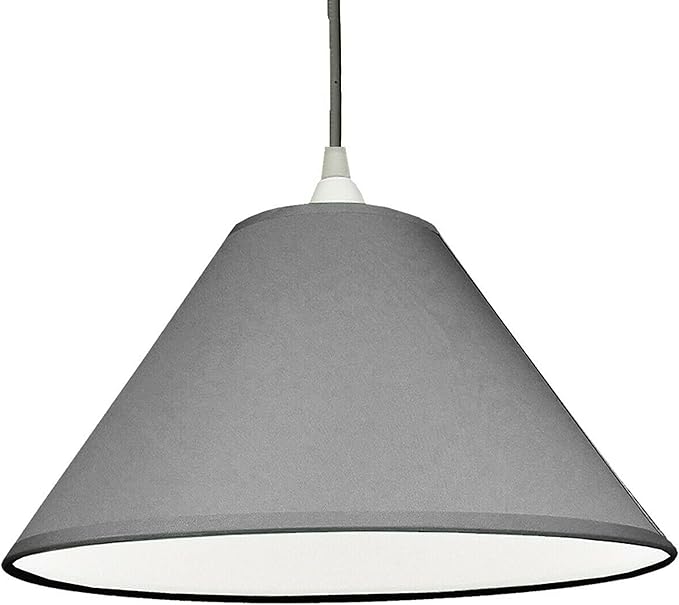 12 Inch Tapered Edge Cotton Coolie Lampshade - Great for Living Rooms, and Bedrooms, Ceiling Light Shade - Available in 21 Colours