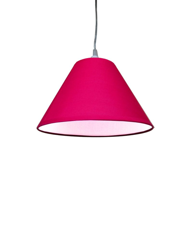 12 Inch Tapered Edge Cotton Coolie Lampshade - Great for Living Rooms, and Bedrooms, Ceiling Light Shade - Available in 21 Colours