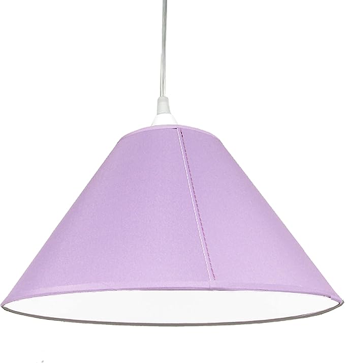 12 Inch Tapered Edge Cotton Coolie Lampshade - Great for Living Rooms, and Bedrooms, Ceiling Light Shade - Available in 21 Colours