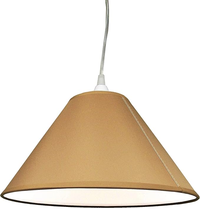 12 Inch Tapered Edge Cotton Coolie Lampshade - Great for Living Rooms, and Bedrooms, Ceiling Light Shade - Available in 21 Colours