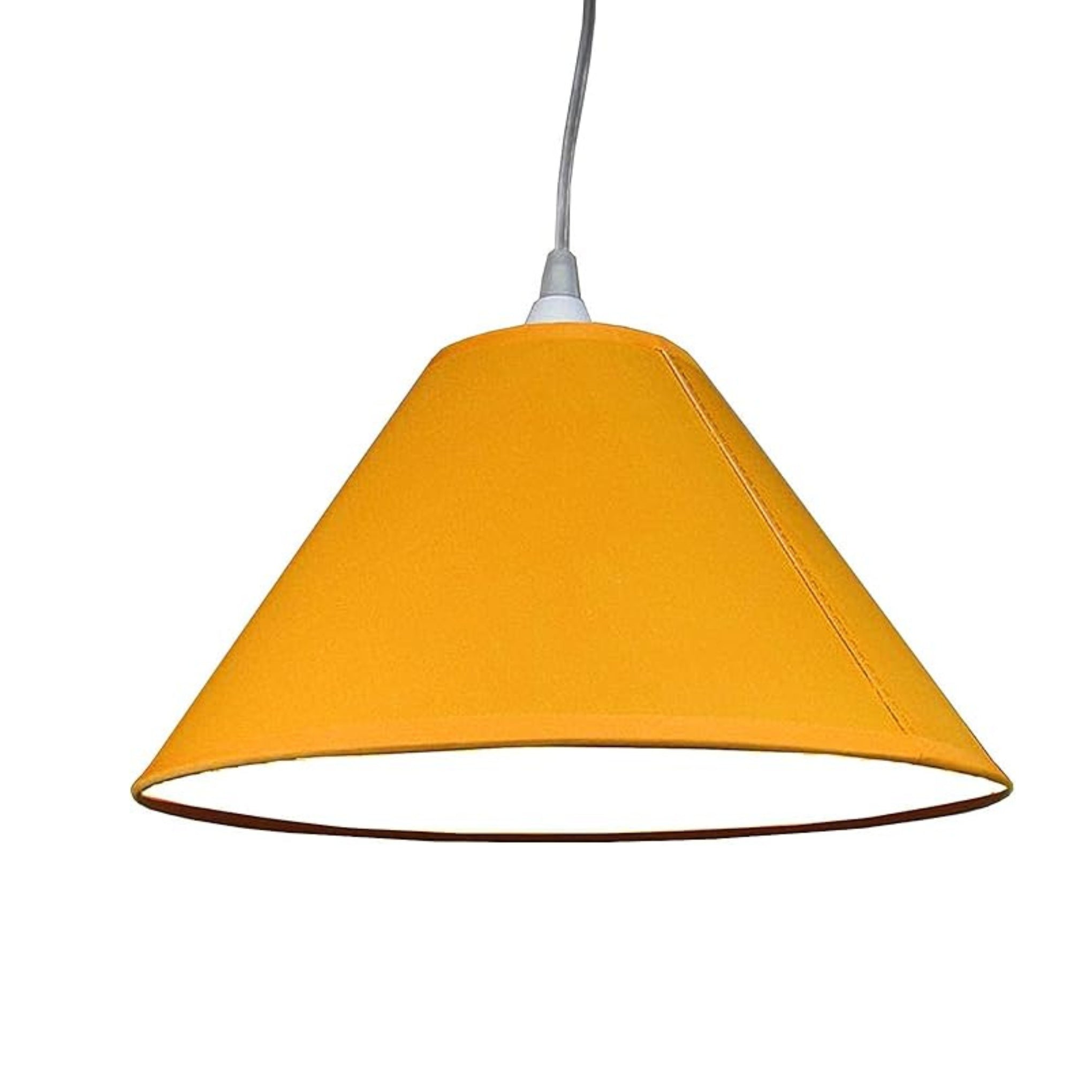 12 Inch Tapered Edge Cotton Coolie Lampshade - Great for Living Rooms, and Bedrooms, Ceiling Light Shade - Available in 21 Colours