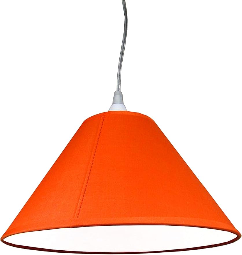 12 Inch Tapered Edge Cotton Coolie Lampshade - Great for Living Rooms, and Bedrooms, Ceiling Light Shade - Available in 21 Colours