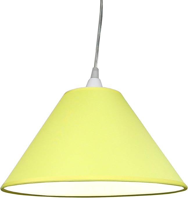 12 Inch Tapered Edge Cotton Coolie Lampshade - Great for Living Rooms, and Bedrooms, Ceiling Light Shade - Available in 21 Colours