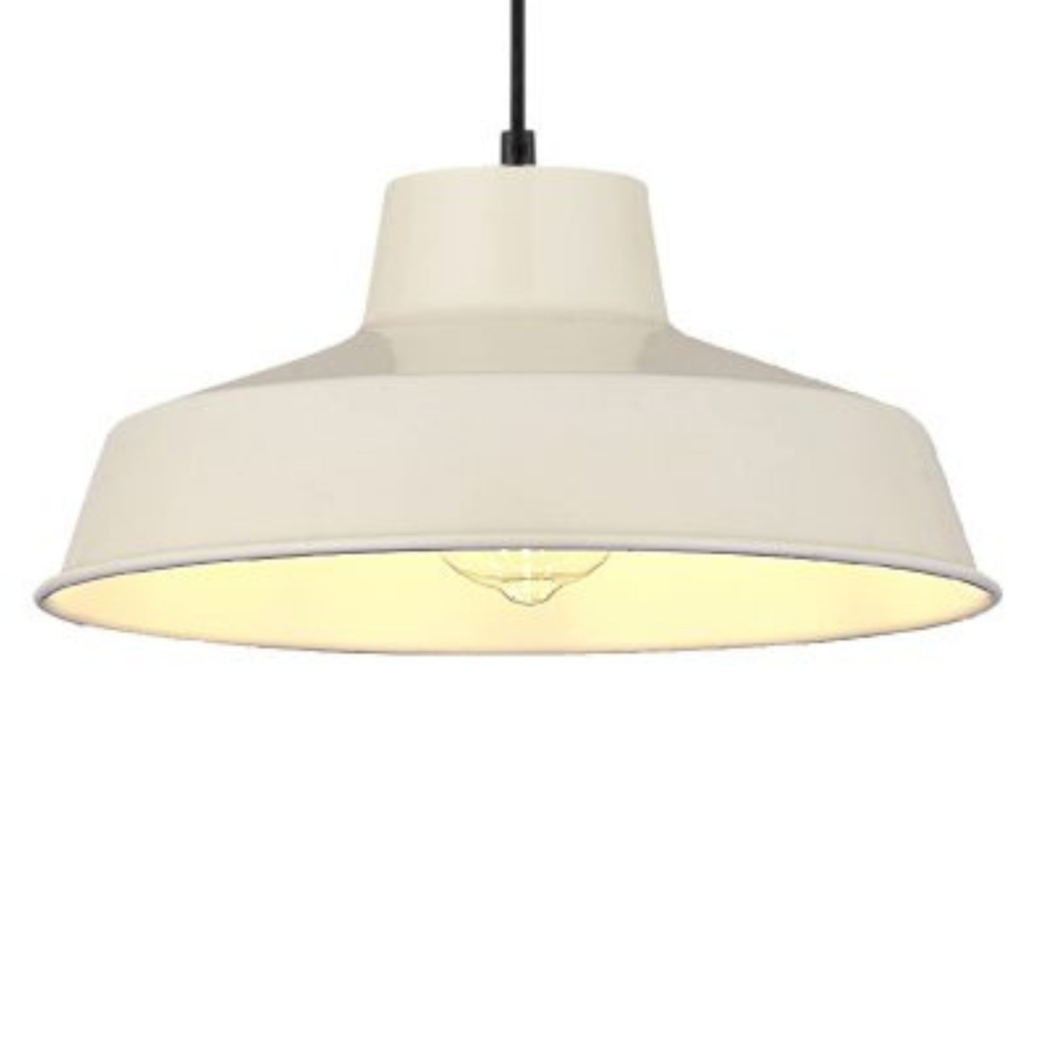 Classic Metal Pluto Lampshade Pendant Shade 30cm (12inch) (Cream)