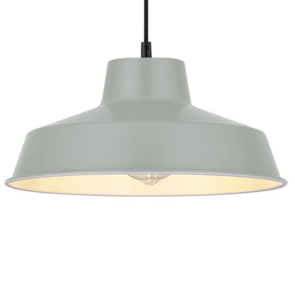 Classic Metal Pluto Lampshade Pendant Shade 30cm (12inch) (Grey)