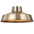 Classic Metal Pluto Lampshade Pendant Shade 30cm (12inch) (Antique Brass) Metallic Finish