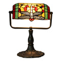 Tiffany Style Dragonfly Bankers Lamp