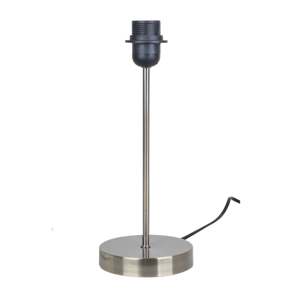 Antique Brass Stick Lamp Base